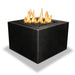 Starfire Designs Gravity Square Powder Coated Steel Gas Fire Pit with Propane Tank Access Door Starfire Designs