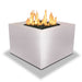 Starfire Designs Gravity Square Powder Coated Steel Gas Fire Pit with Propane Tank Access Door Starfire Designs