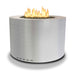 Starfire Designs Metal Gravity 45" Round Stainless Steel Gas Fire Pit with Propane Tank Access Door Starfire Designs