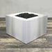 Starfire Designs Metal Gravity 45" Square Stainless Steel Gas Fire Pit with Propane Tank Access Door Starfire Designs
