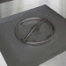 Starfire Designs Metal Gravity 45" Square Stainless Steel Gas Fire Pit with Propane Tank Access Door Starfire Designs