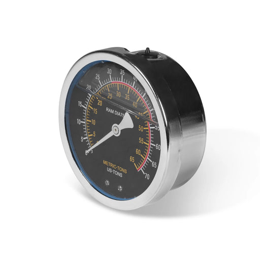 ( 1 Pack / 1 Pcs ) Pressure Gauge for 30T Shop Press (for SKU: 200061) — angle view