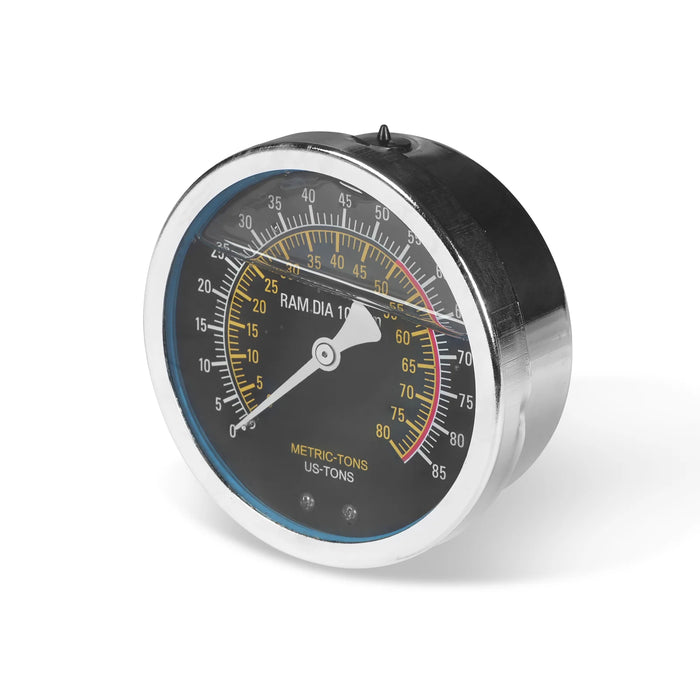( 1 Pack / 1 Pcs ) Pressure Gauge for 50T Shop Press (for SKU: 200062) — angle view