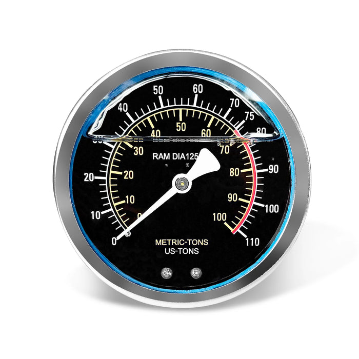 ( 1 Pack / 1 Pcs ) Pressure Gauge for 75T Shop Press (for SKU: 200063,