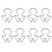 ( 1 Pack / 8 Pcs ) Pin Clips for 30/50/75T Shop Press (for SKU: 200061