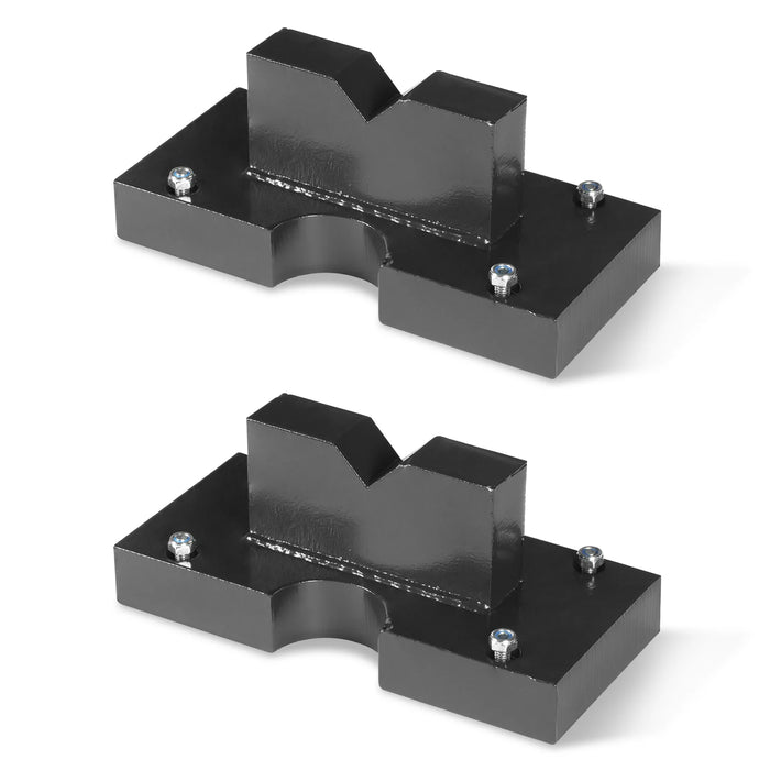 ( 1 Pack / 2 Pcs ) Press Plates for 50T Shop Press (for SKU: 200062) — dimensions diagram