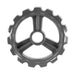( 1 Pack / 3 Pcs ) Ductile Iron Wheels for Cultipacker (for SKU: 20113 — angle view