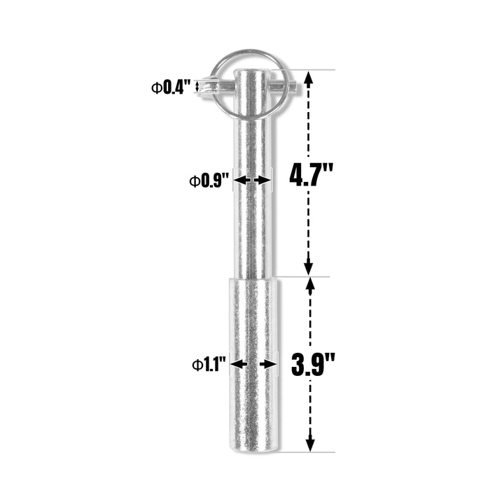 Cat 1 & 2 Lift Arm Pin — angle view