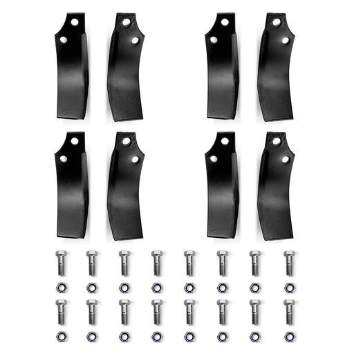 ( 1 Pack / 8 Pcs ) Blades for LRT Rotary Tiller (for SKU: 201103; 2011 — angle view