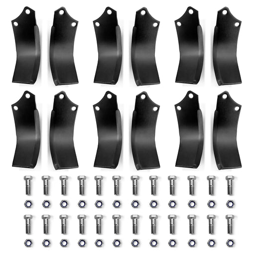 ( 1 Pack / 12 Pcs ) Blades for HRT Rotary Tiller (for SKU: 201115; 201