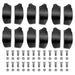 ( 1 Pack / 12 Pcs ) Blades for HRT Rotary Tiller (for SKU: 201115; 201 — angle view