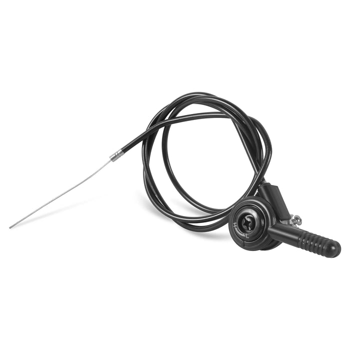 1 Pcs Throttle Switch & 1 Pcs Throttle Cable for Walk Behind Flail Mow — angle view