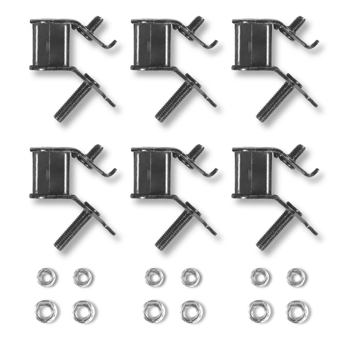 ( 1 Pack / 6 Pcs ) 6 pcs Rubber Mounting Clamps (for SKU: 204002, 2040 — lifestyle view