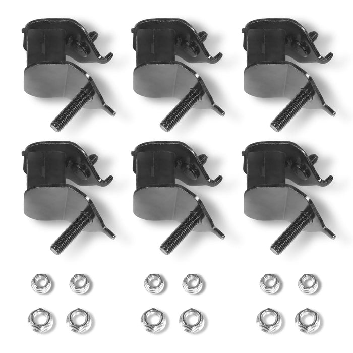 ( 1 Pack / 6 Pcs ) 6 pcs Rubber Mounting Clamps (for SKU: 204002, 2040 — detail view