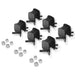 ( 1 Pack / 6 Pcs ) 6 pcs Rubber Mounting Clamps (for SKU: 204002, 2040