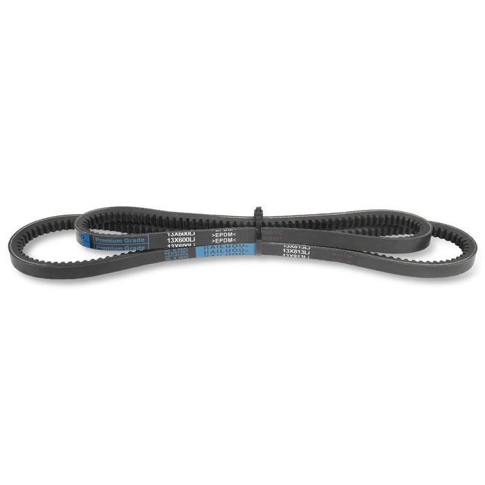 ( 1 Pack / 1 Set ) Alternator Belt & Fan Belt (for SKU: 204002, 204003 — angle view
