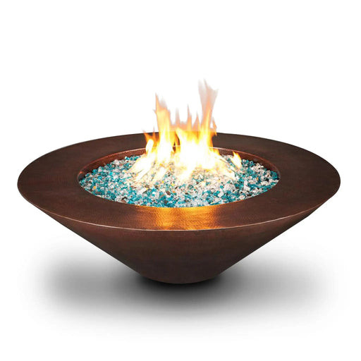 Cono Moreno 48" W Round Copper Fire Pit - MORENO-CONO-4815 by Starfire Designs Starfire Designs
