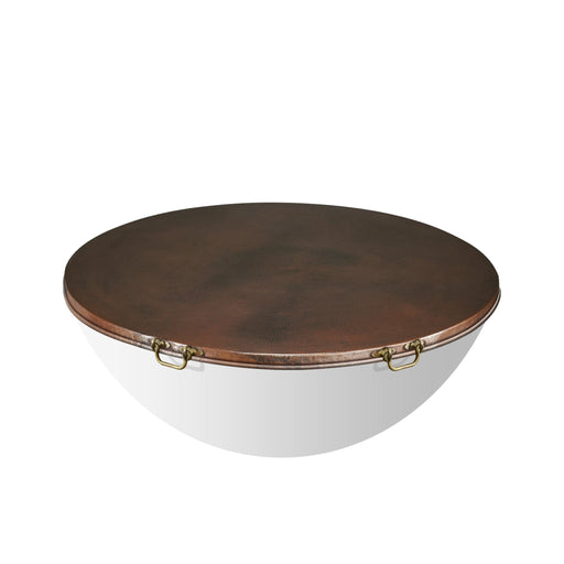 Moreno 48" W Round Copper Fire Pit Lid - MORENO-TOP-48RND by Starfire Designs Starfire Designs