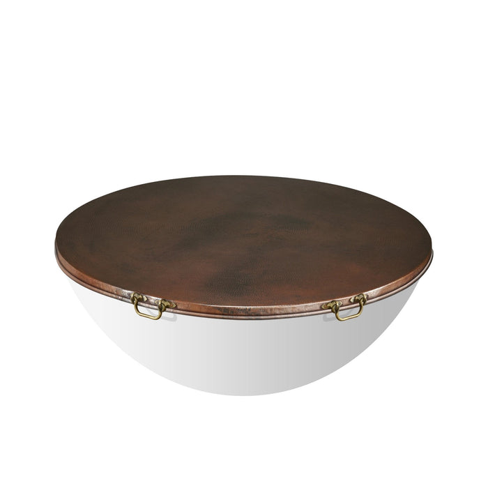 Moreno 48" W Round Copper Fire Pit Lid - MORENO-TOP-48RND by Starfire Designs Starfire Designs