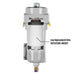 53 CFM Compressed Air Oil-Water Separator Precision Filter,0.01μm,Oil Content 0.01ppm, With Auto Drain, Pressure Indicator