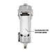 63 CFM Compressed Air Oil-Water Separator Precision Filter,1μm,Oil Content 1ppm, With Auto Drain, Pressure Indicator