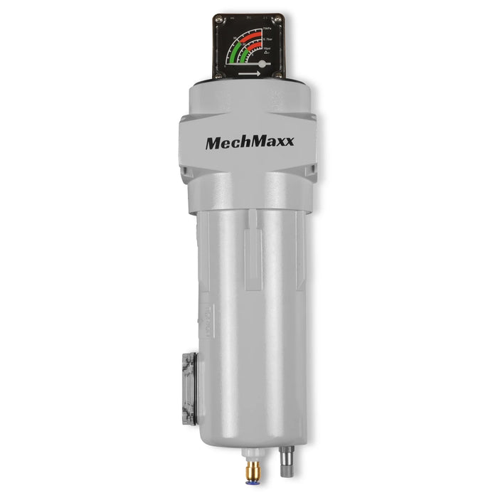 99 CFM Compressed Air Oil-Water Separator Precision Filter,0.01μm,Oil Content 0.01ppm, With Auto Drain, Pressure Gauge