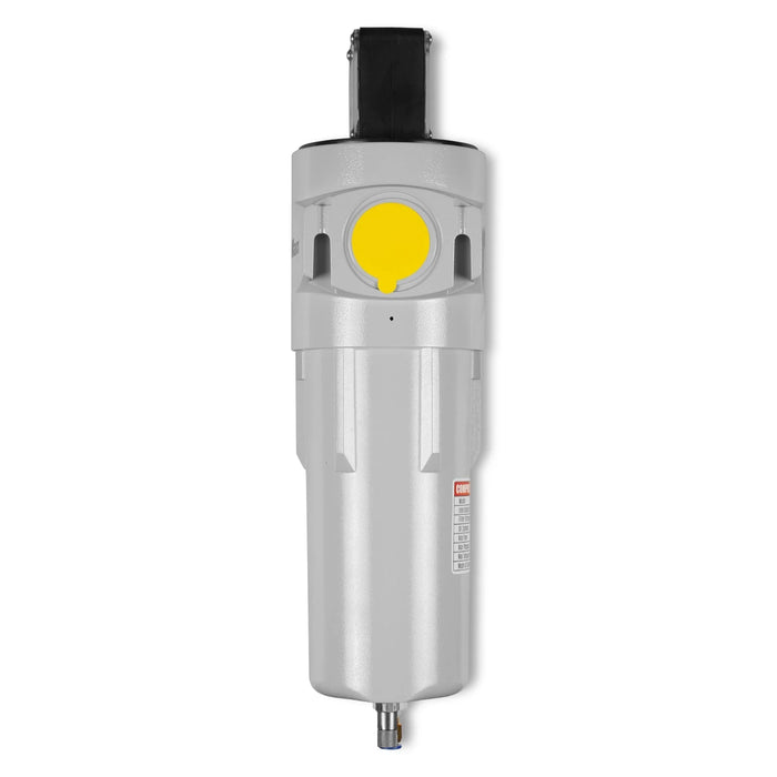 127 CFM Compressed Air Oil-Water Separator Precision Filter,0.01μm,Oil Content 0.001ppm, With Auto Drain, Pressure Gauge
