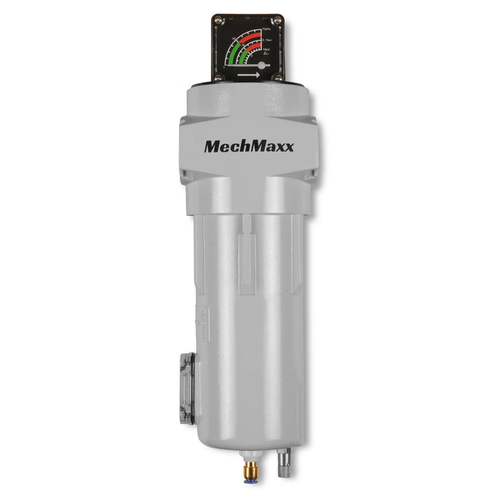127 CFM Compressed Air Oil-Water Separator Precision Filter,0.01μm,Oil Content 0.001ppm, With Auto Drain, Pressure Gauge