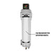 254 CFM Compressed Air Oil-Water Separator Precision Filter,1μm,Oil Content 1ppm, With Auto Drain, Pressure Gauge