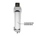 254 CFM Compressed Air Oil-Water Separator Precision Filter,0.01μm,Oil Content 0.01ppm, With Auto Drain, Pressure Gauge