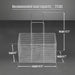 Stainless Steel Mesh Basket for Ultrasonic Cleaner – 304 Grade, Weight Capacity 22LBS , Fine Mesh