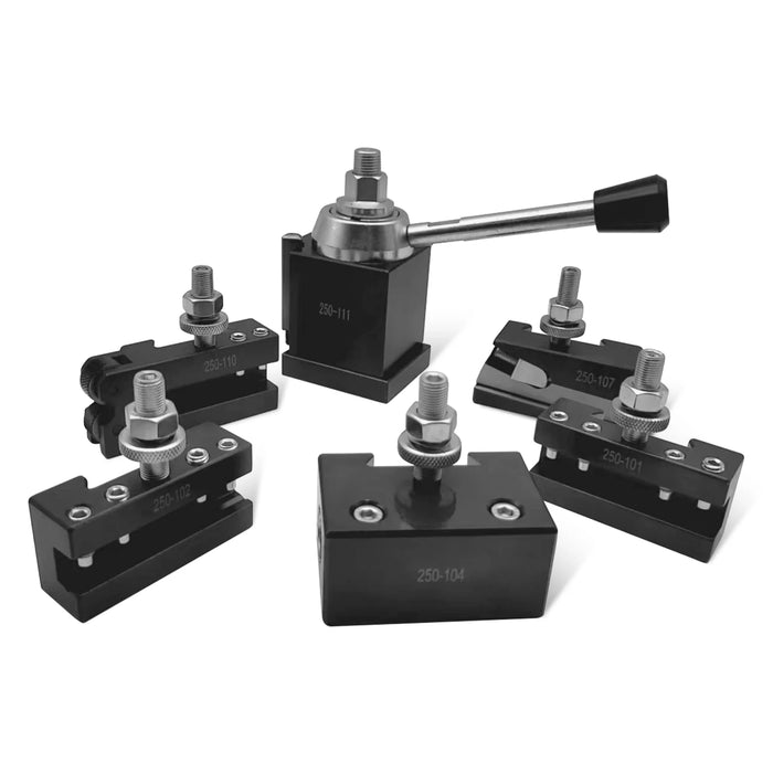 Wedge Quick Change Tool Posts and Holders 251-222 Size for Lathe 1130V - MechMaxx