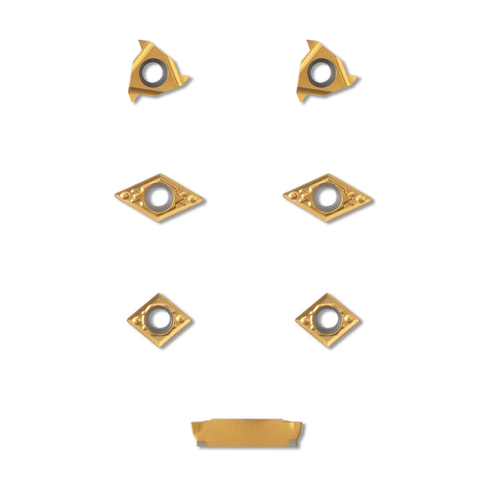 Turning tools 10*10 set 7 pcs for SKU: 500003 — dimensions diagram