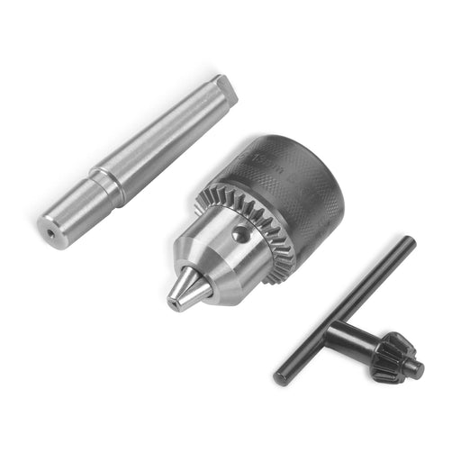 Drill chuck arbor MT2-B16, with Drilling head  1,5 - 13 mm, B16 for SK — angle view