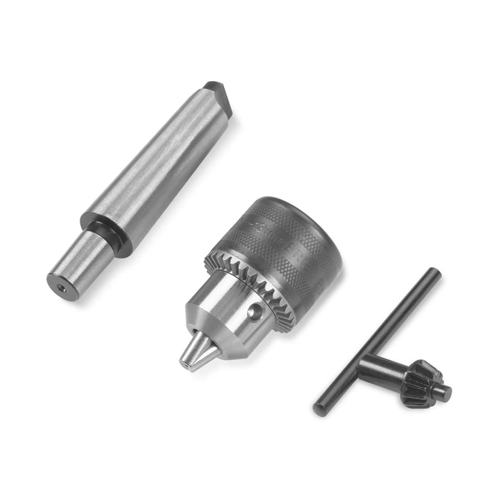 Drill chuck arbor MT3-B16, with Drilling head  1,5 - 13 mm, B16 for SK — angle view