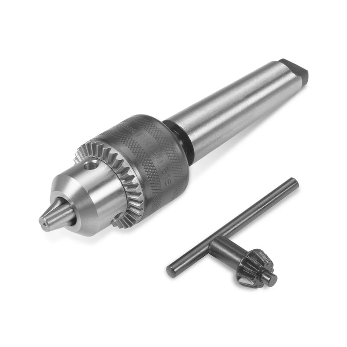 Drill chuck arbor MT3-B16, with Drilling head  1,5 - 13 mm, B16 for SK — detail view