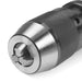 Precision Keyless Drill Chuck 1-13 mm, B16 for SKU:500003, 500004, 500 — angle view
