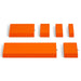 Segmented Clamp Bars Lengths: 0.98(25mm), 1.48(37.5mm), 2.07(52.5mm),