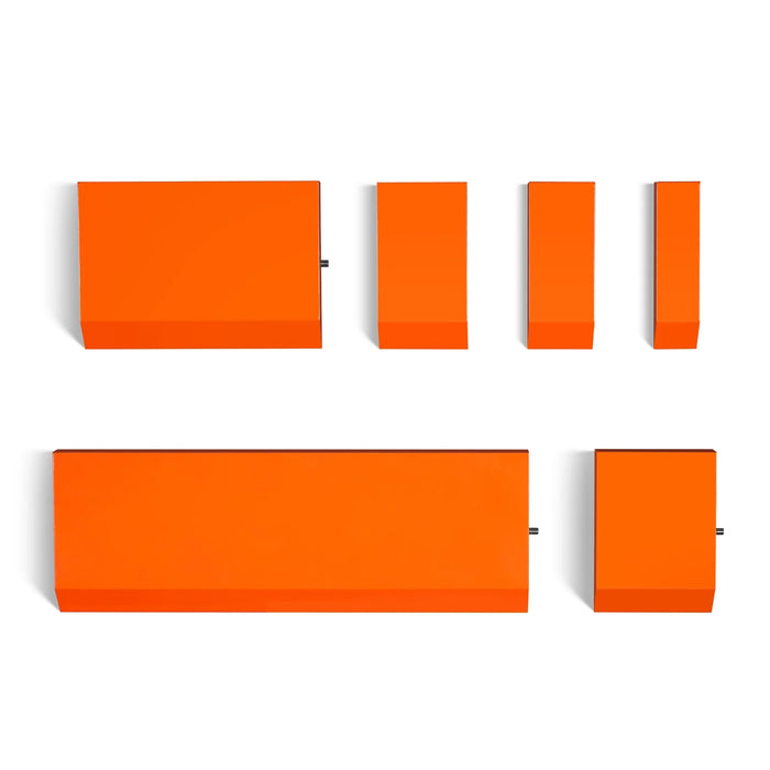 Segmented Clamp Bars Lengths: 0.98(25mm), 1.48(37.5mm), 2.07(52.5mm), — detail view