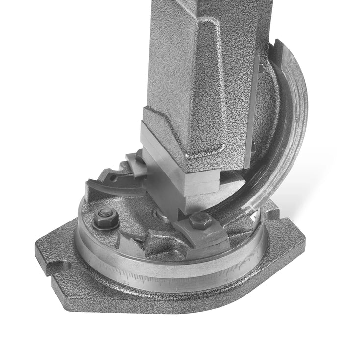 Tilt & Swivel Milling Vise QKH100MM for SKU: 500202 — angle view