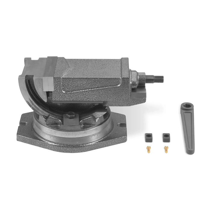 Tilt & Swivel Milling Vise QKH100MM for SKU: 500202 — lifestyle view