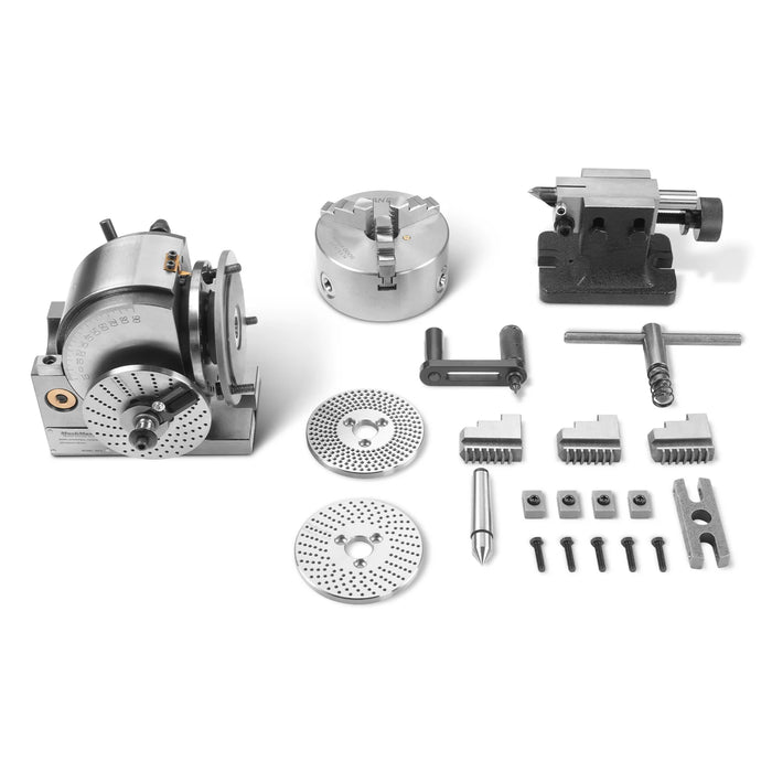 BS-0 Complete Set with 125mm Chuck and Tailstock for SKU: 500202