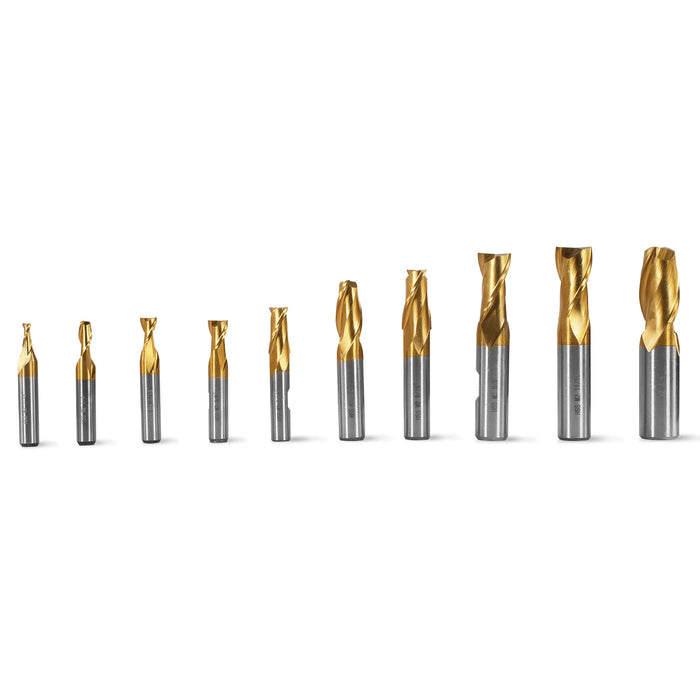20PCS HSS END MILLS SET for SKU: 500200