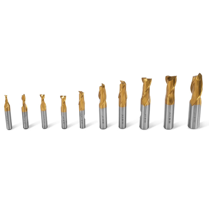 20PCS HSS END MILLS SET for SKU: 500200 — detail view