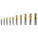 20PCS HSS END MILLS SET for SKU: 500200 — angle view