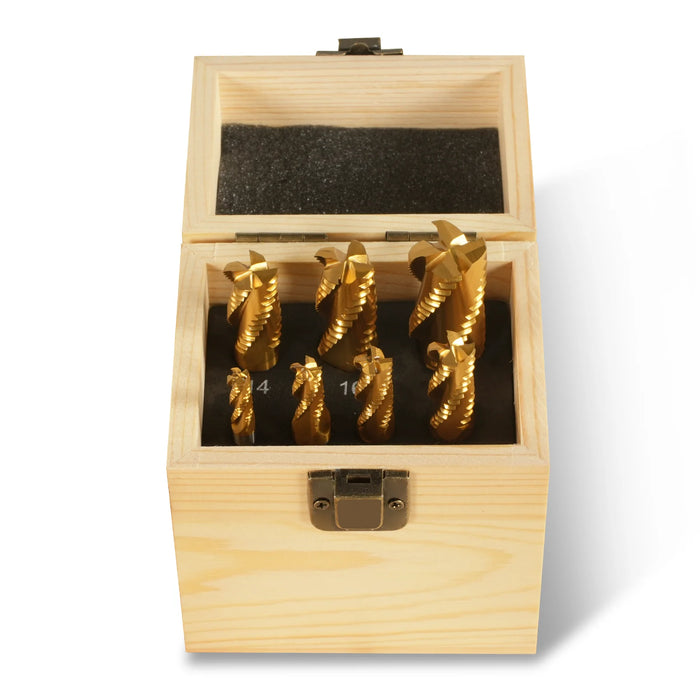 7PCS HSS END MILLS SET for SKU: 500200 — detail view