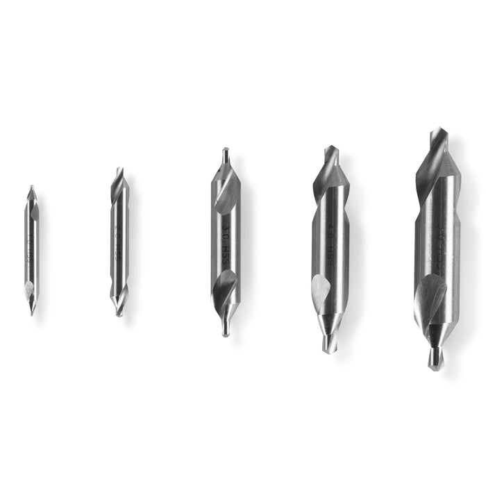 5PC HSS CENTER DRILLS SET for SKU: 500200 — lifestyle view