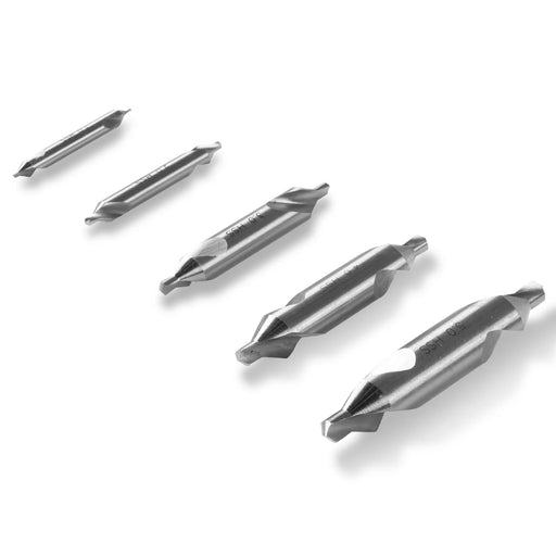 5PC HSS CENTER DRILLS SET for SKU: 500200
