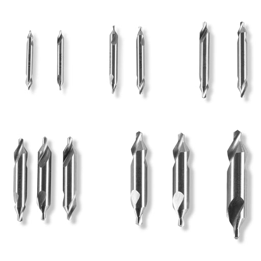 12PC HSS CENTER DRILLS SET for SKU: 500200
