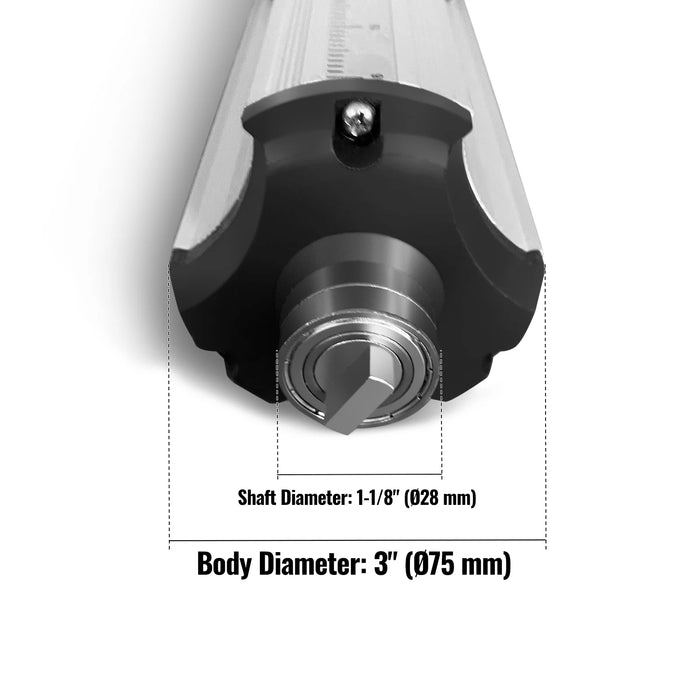 Pneumatic Laminator Machine Aluminum rod for SKU: 501020